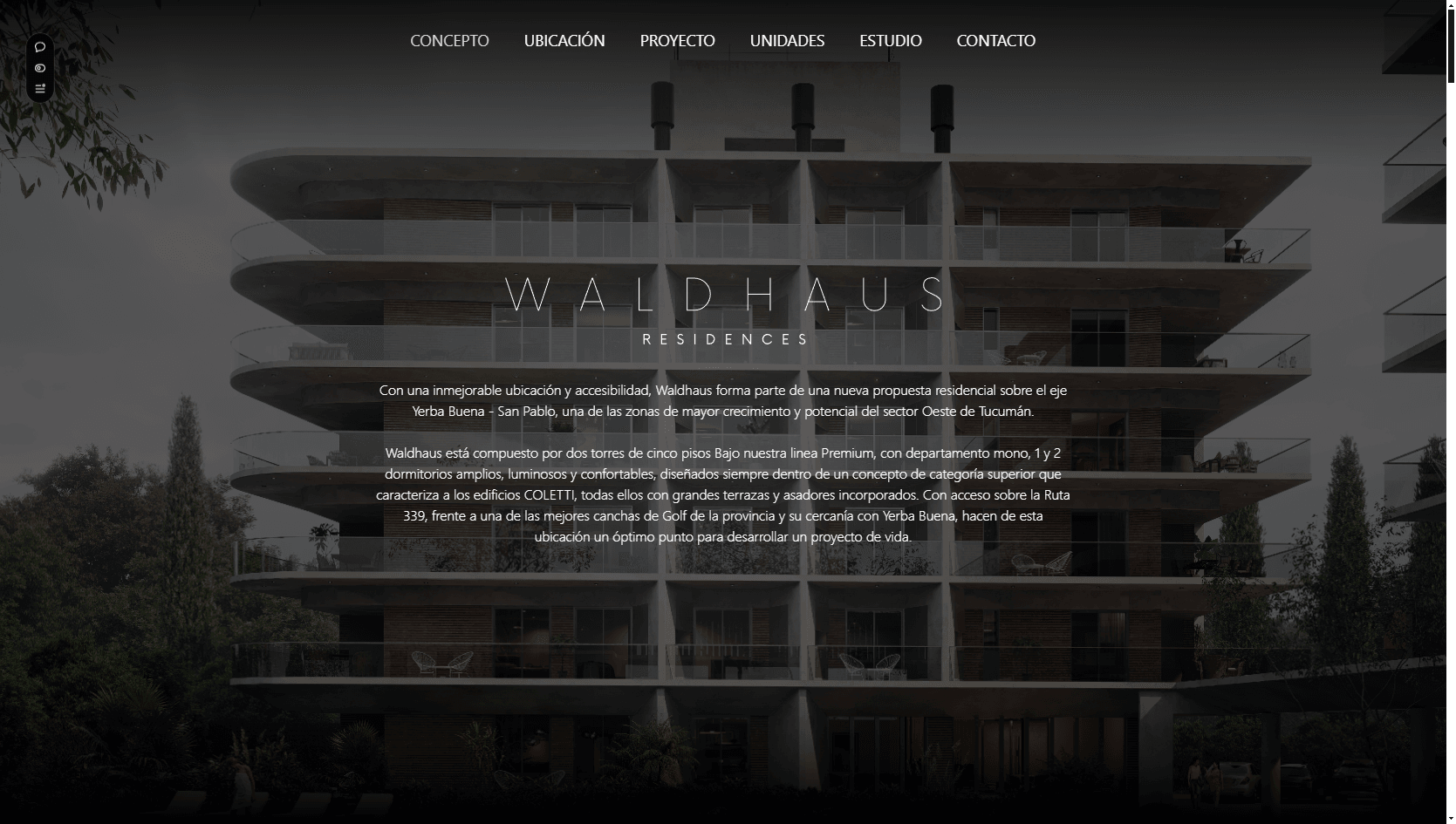 Waldhaus vista desktop